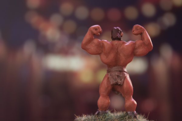 figurine monsieur muscle